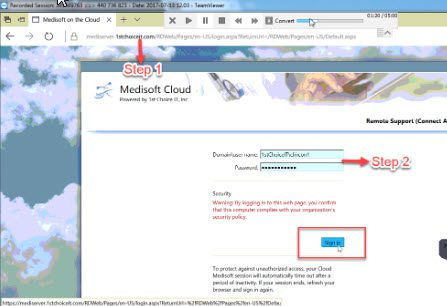 How to update a new password in Medisoft Cloud