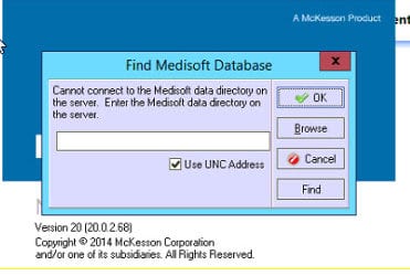 Find Medisoft Database